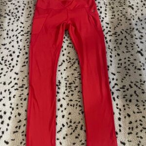Max Studio Red Leggings